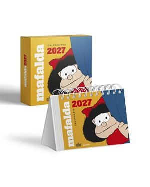 MAFALDA 2027 CALENDARIO DE ESCRITORIO AMARILLO CON CAJA | 9786316693945 | QUINO | Llibres Parcir | Llibreria Parcir | Llibreria online de Manresa | Comprar llibres en català i castellà online