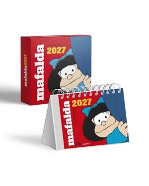 MAFALDA 2027 CALENDARIO DE ESCRITORIO ROJO CON CAJA | 9786316693921 | QUINO | Llibres Parcir | Llibreria Parcir | Llibreria online de Manresa | Comprar llibres en català i castellà online