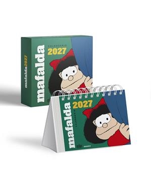 MAFALDA 2027 CALENDARIO DE ESCRITORIO VERDE CON CAJA | 9786316693938 | QUINO | Llibres Parcir | Llibreria Parcir | Llibreria online de Manresa | Comprar llibres en català i castellà online