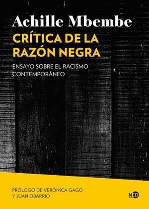 CRÍTICA DE LA RAZÓN NEGRA | 9788494236440 | MBEMBE, ACHILLE | Llibres Parcir | Llibreria Parcir | Llibreria online de Manresa | Comprar llibres en català i castellà online