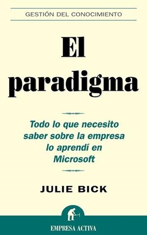 PARADIGMA | 9788495787040 | BICK | Llibres Parcir | Librería Parcir | Librería online de Manresa | Comprar libros en catalán y castellano online
